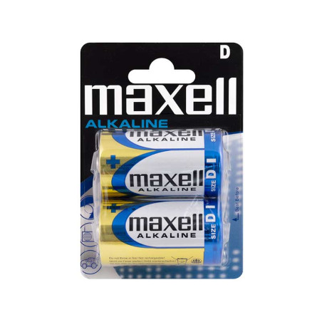 Set 2 Alkaline-Batterien R20 Maxell