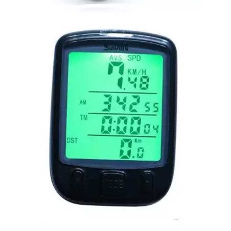 Bicycle speed and distance counter