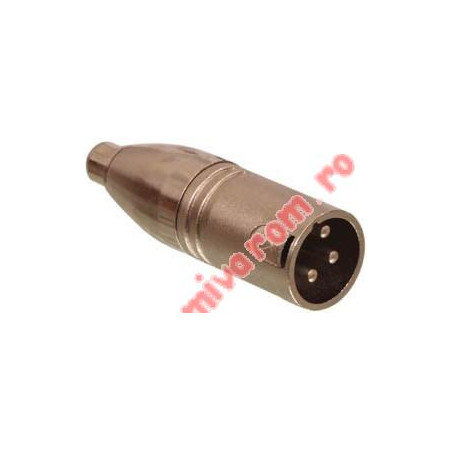 Adapter male XLR - female RCA