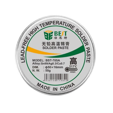Pasta lutownicza z topnikiem BGA wysoka temperatura BST-705A
