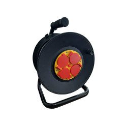 Extension reel 4 sockets 30m water-protected Alien