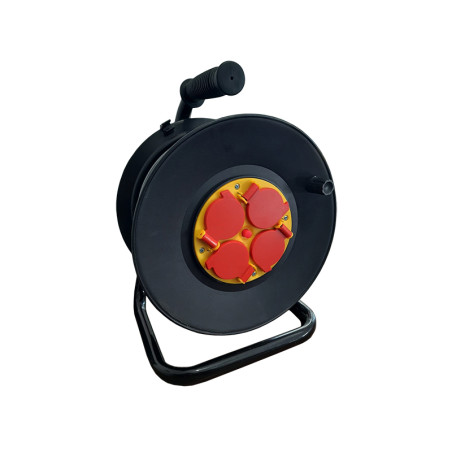 Extension reel 4 sockets 30m water-protected Alien
