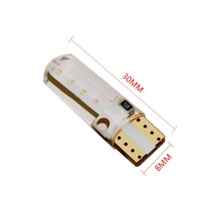 Żarówka samochodowa T10 W5W COB 10-15V biały