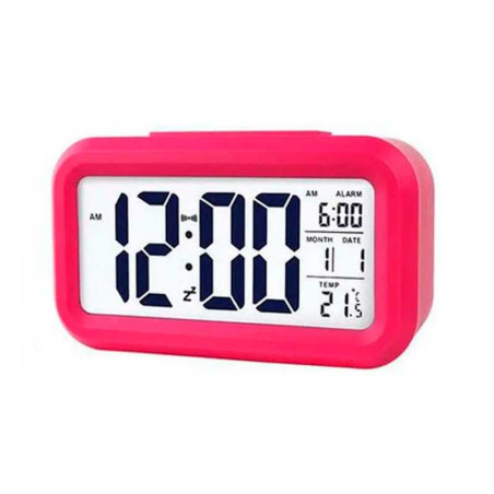 Wecker mit Thermometer und Alarm rot