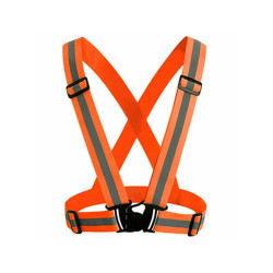 Reflective vest harness orange