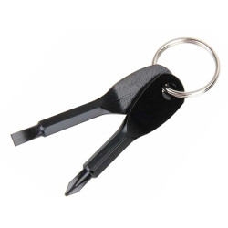 Keychain with 2 screwdriver keys