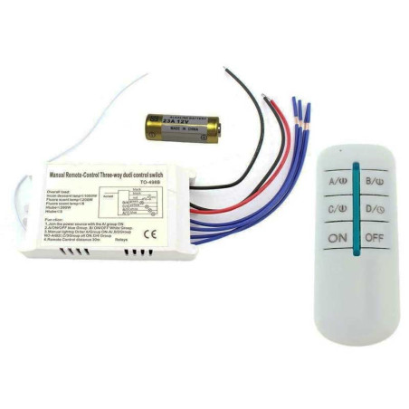 Modul EIN/AUS 4-Kanal mit Fernbedienung