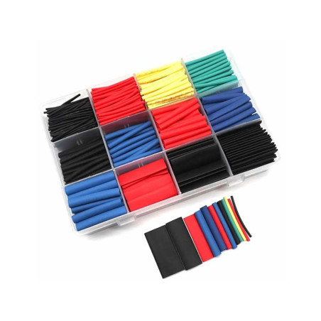 Set of 800 heat shrink tubes