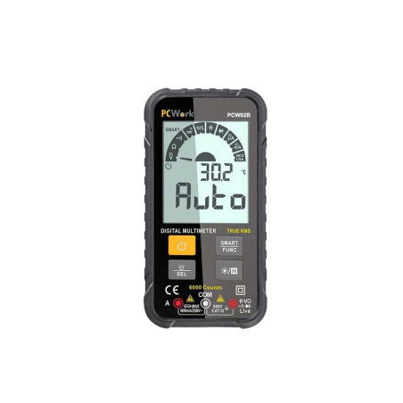 Digitalmultimeter True RMS NCV Temperatur PCW02B