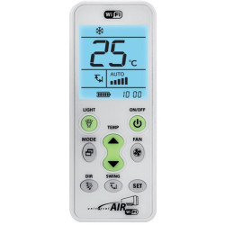 Universal air conditioner remote with built-in WiFi