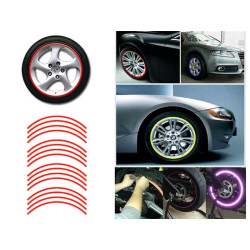 Reflective wheel tape