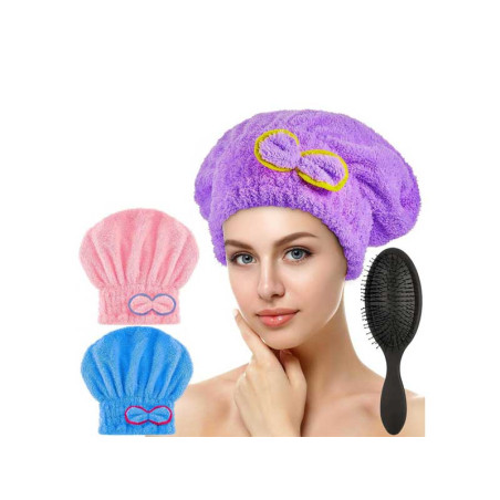 Handtuchturban für Haar