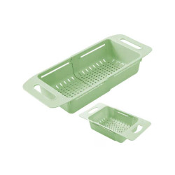 Adjustable sink strainer