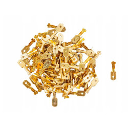 Male uninsulated connector 4.8mm set 100pcs