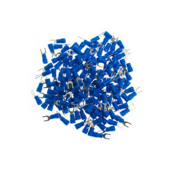 Fork terminal blue 4.3mm set 100pcs