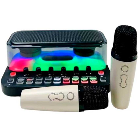 Karaoke mixer accu+BT+2 mic SY11