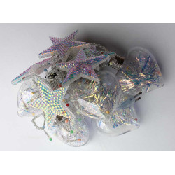Heart + star light string multicolor 10M