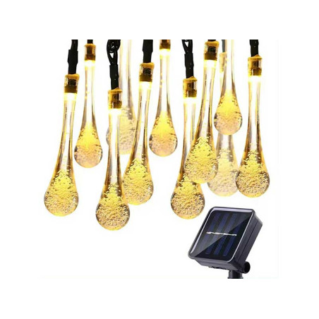 Solar-LED-Lichterkette 100 LEDs 10m