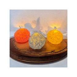 LED-Kerze Blumenform