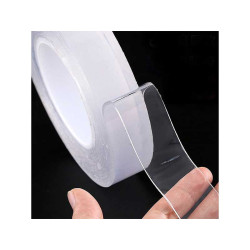 Double transparent adhesive tape