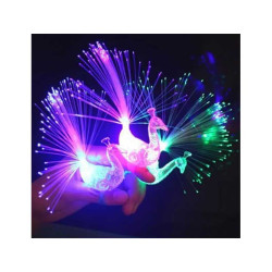 LED ring fiber optic peacock