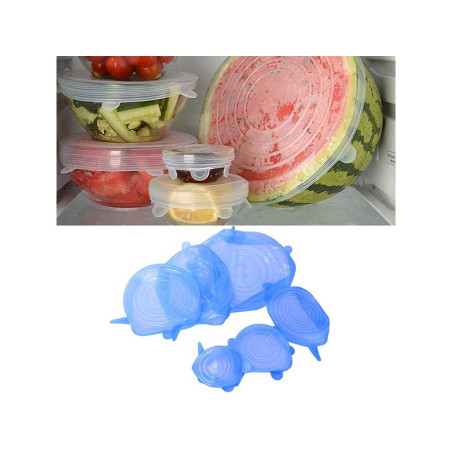 Silikon-Überdeckkappen-Set 6 Stück