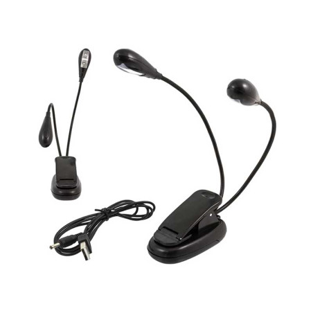 Doppellampe mit LED und Clip-Befestigung
