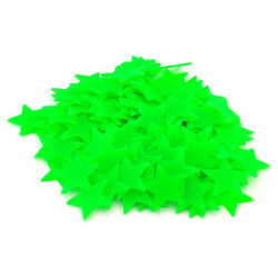 Gwiazdki fluorescencyjne zestaw 100szt