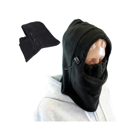 Black balaclava hat