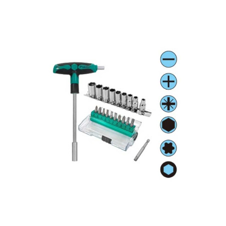 20-in-1 interchangeable bit screwdriver ProsKit