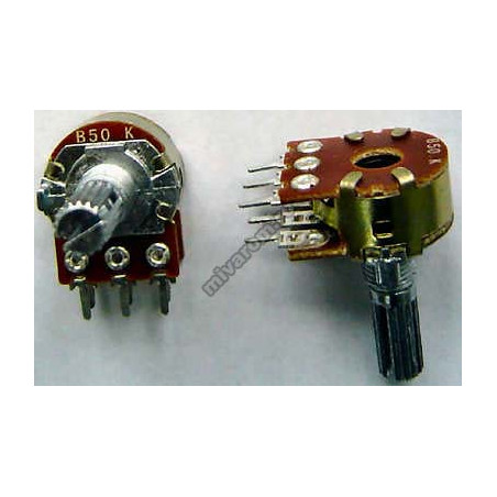 Potentiometer stereo 100k