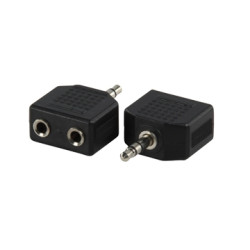 Adapter jack 3.5mm to 2x jack 3.5mm