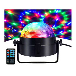 RGB disco ball with remote control