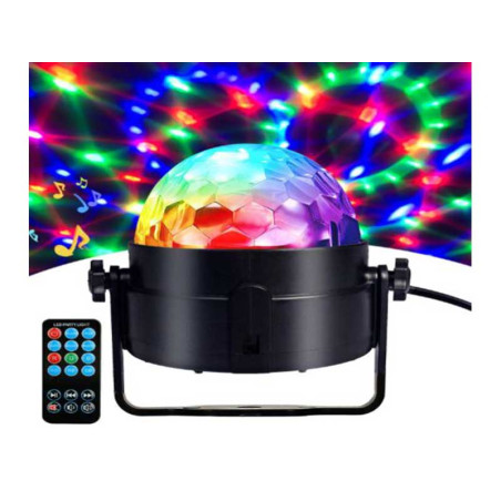Discokugel RGB-Effekte mit Fernbedienung