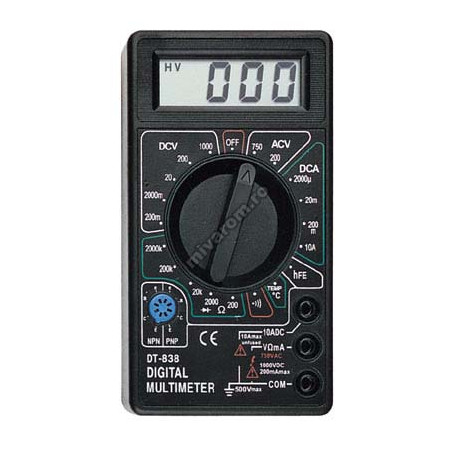 Multimeter 838 (temperature probe)