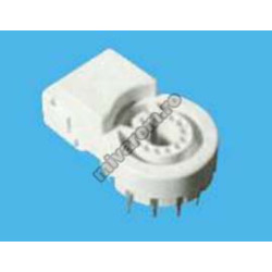 Gniazdo lampowe 9p szeroka szyjka GZS 10-2-1