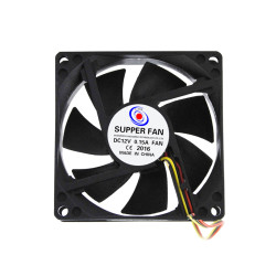 Sensor fan 12V 80x80x25mm CMP-FAN23