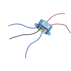 Transformator 220 V 600 mA 2×9 V