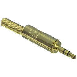 Jack 3.5mm stereo gold