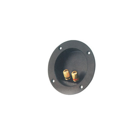 Conector boxa 2 contacte gold rotund