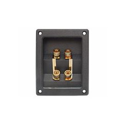 Conector boxa 4 contacte gold patrat