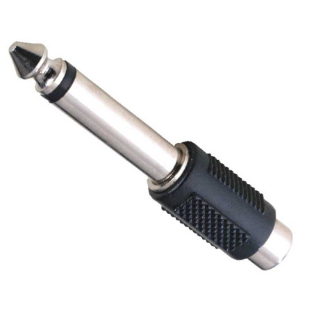 Adaptor RCA mama la jack 6,3mm tata