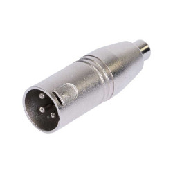 Adapter XLR Stecker - RCA Buchse