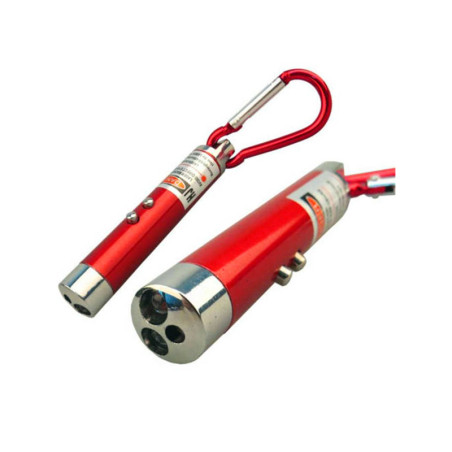 Schlüsselanhänger 3 rote LEDs