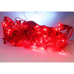 Oświetlenie choinkowe 100 LED czerwonych