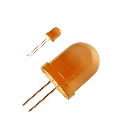 Led 10mm portocaliu
