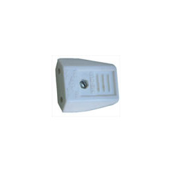 Flat plug coupler white
