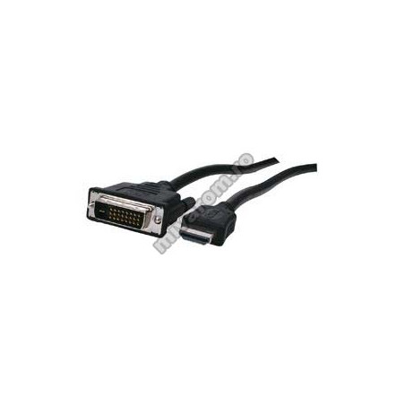 Kabel HDMI – DVI męski 5m