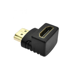 Adapter HDMI female - male 90°