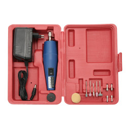 Miniwiertarka z zasilaczem i końcówkami